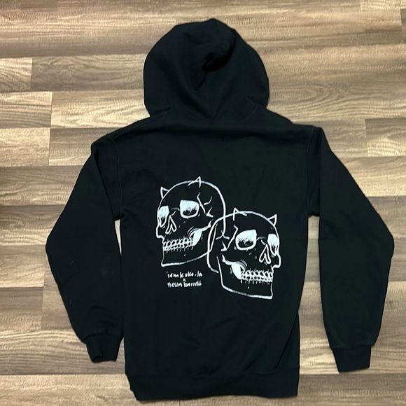 Nessa Barrett X Iamkoko Til Death Do Art Zip Up Hoodie - Picture 4 of 4